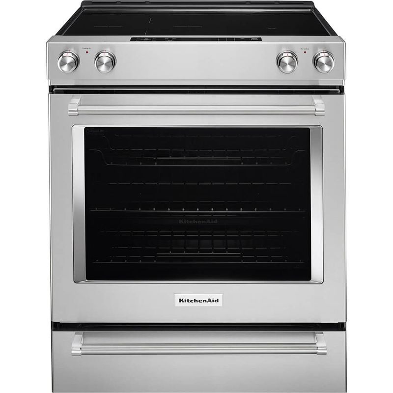 Kitchenaid Ada 30" Stainless Steel Electric Slide-in Convection Range