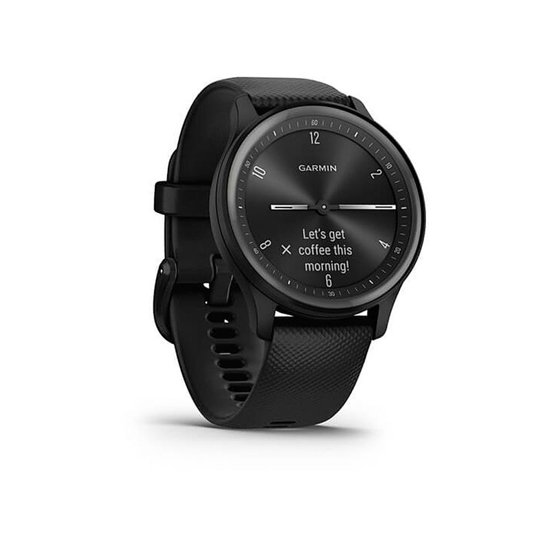 Angle Zoom. Garmin - vívomove Sport Smartwatch 40 mm Fiber-reinforced polymer - Black