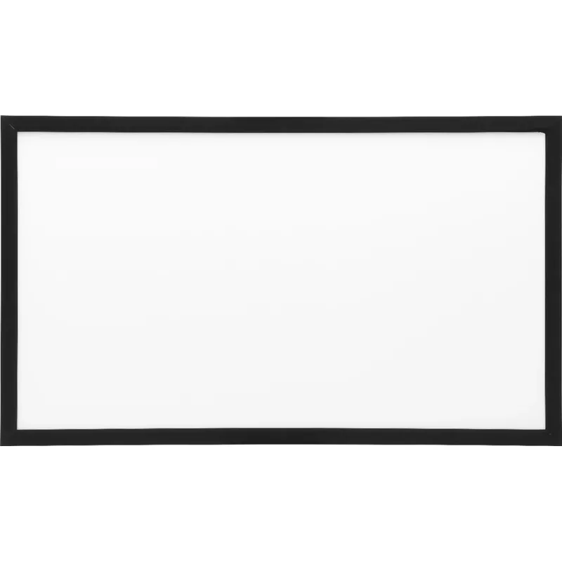 Insignia™ - 100" Home Theater Fixed Wall Projector Screen - White