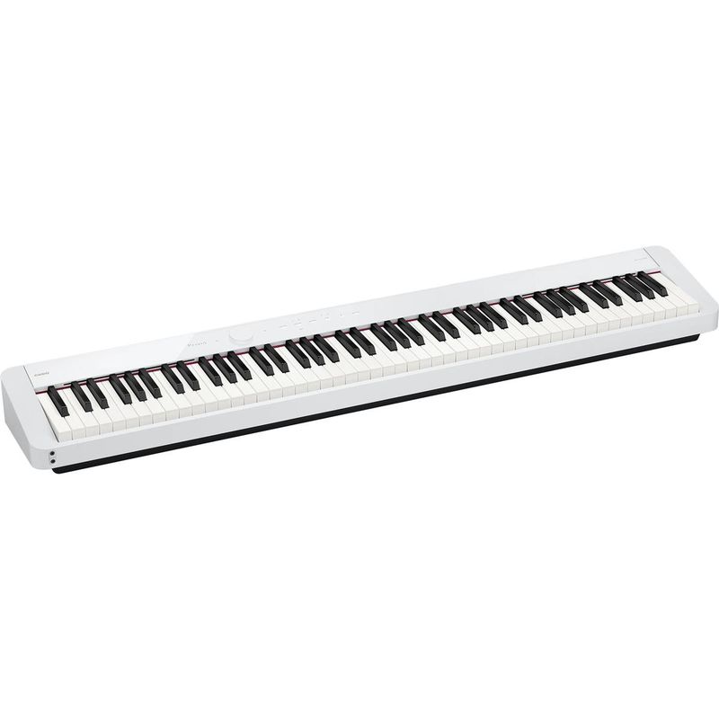 Casio PX-S1100 Privia 88-Key Slim Digital Stage Piano with Bluetooth Adapter, White