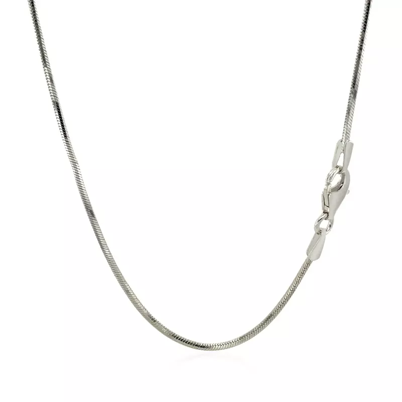 Sterling Silver 1.2mm Snake Style Chain (16 Inch)