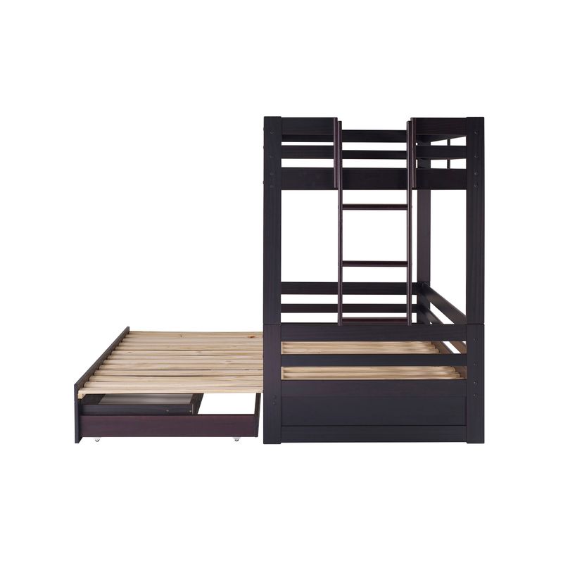 Taylor & Olive Acropolis Twin to King Extendable Day Bed - Espresso