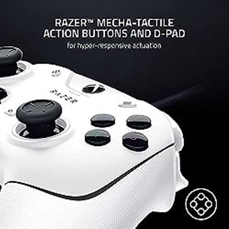 Razer Wolverine V2 Wired Gaming Controller for Xbox Series X|S, Xbox One, PC: Remappable Front-Facing Buttons - Mecha-Tactile Action...