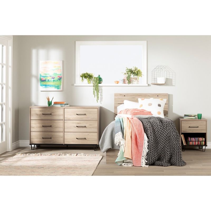 South Shore Fakto 1 Drawer Nightstand
