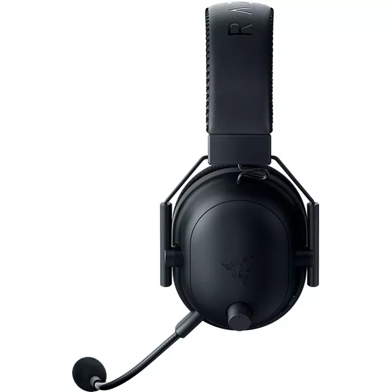 Razer BlackShark V2 Pro Gaming Headset: THX 7.1 Spatial Surround Sound - 50mm Drivers - Detachable Mic - for PC, PS4, Nintendo Switch - 3.5 mm Headphone Jack & USB DAC - Classic Black