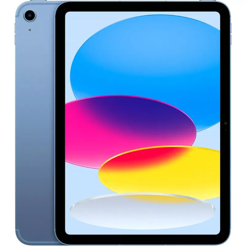 Apple - 10.9-Inch iPad - Latest Model - (10th Generation) with Wi-Fi + Cellular - 64GB - Blue (Unlocked)