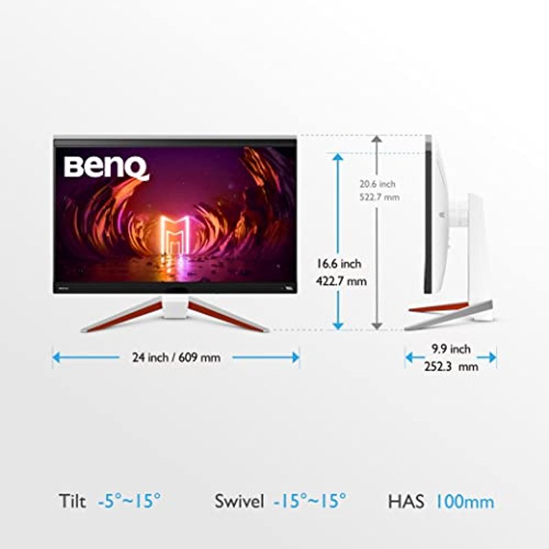 BenQ MOBIUZ EX2710U 27" 4K UHD144Hz IPS Gaming Monitor | HDRi | 1080P 1ms | FreeSync Premium | Speakers