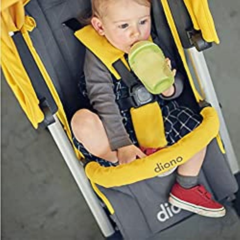 Diono Flexa Umbrella Stroller from Infant to Toddler, Freestanding Slim Fold, Lightweight Umbrella Stroller with Canopy, XL Storage...