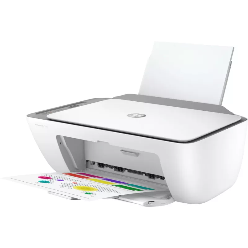 HP - DeskJet 2755e Wireless Inkjet Printer with 3 months of Instant Ink Included with HP+ - White