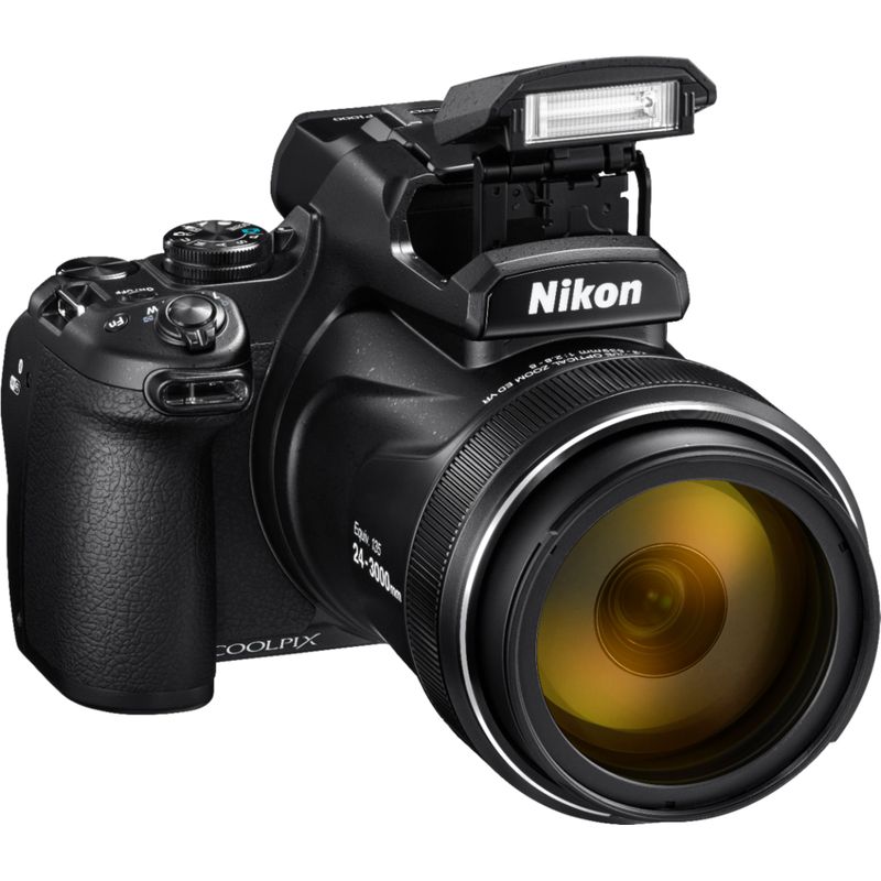 Angle Zoom. Nikon - COOLPIX P1000 16.0-Megapixel Digital Camera - Black