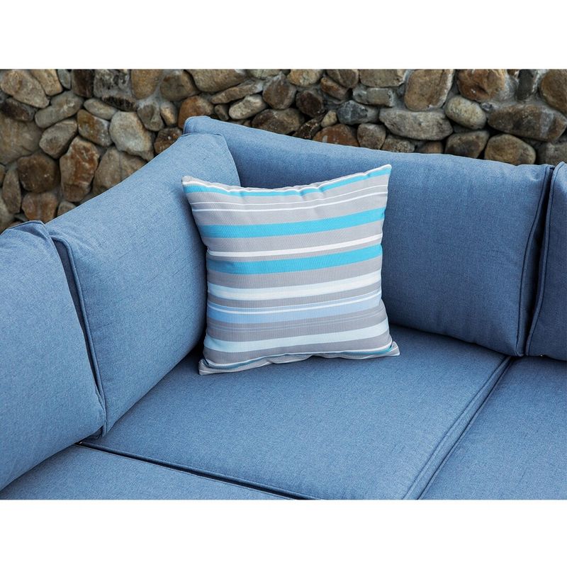 Rent to own COSIEST 7Piece Outdoor Sectional Wicker Sofa With Pillows