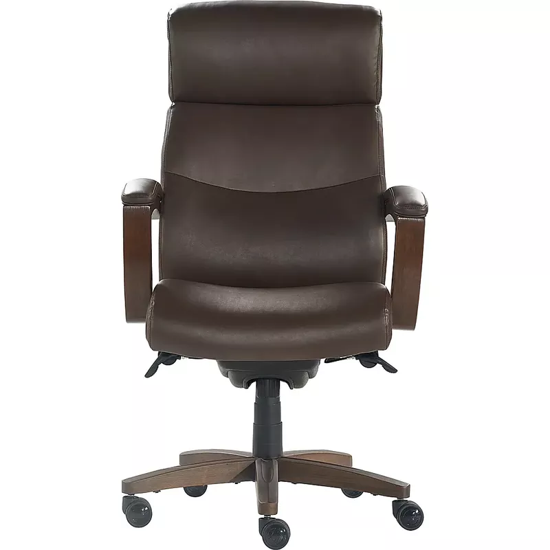 La-Z-Boy - Greyson Modern Faux Leather Executive Chair - Brown