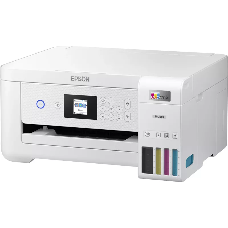 Epson - EcoTank ET-2850 All-in-One Supertank Inkjet Printer - White