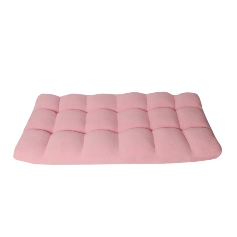 Chic Home Armless Quilted Recliner Chair, Baby Pink - Pink