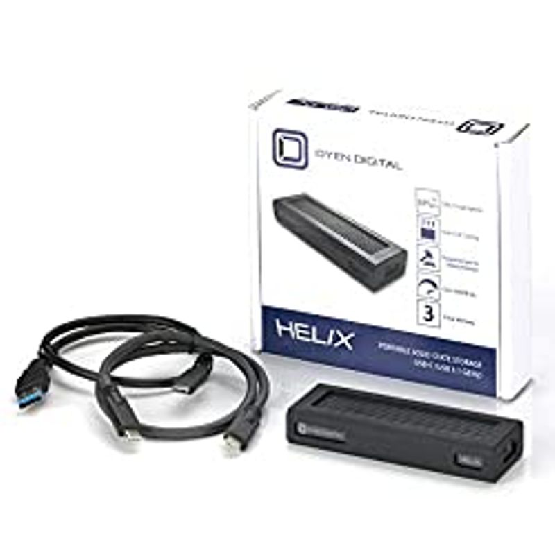 Oyen Digital Helix Dura 8TB USB-C (USB 3.2 Gen2) NVMe Portable SSD, Up to 1050MB/s