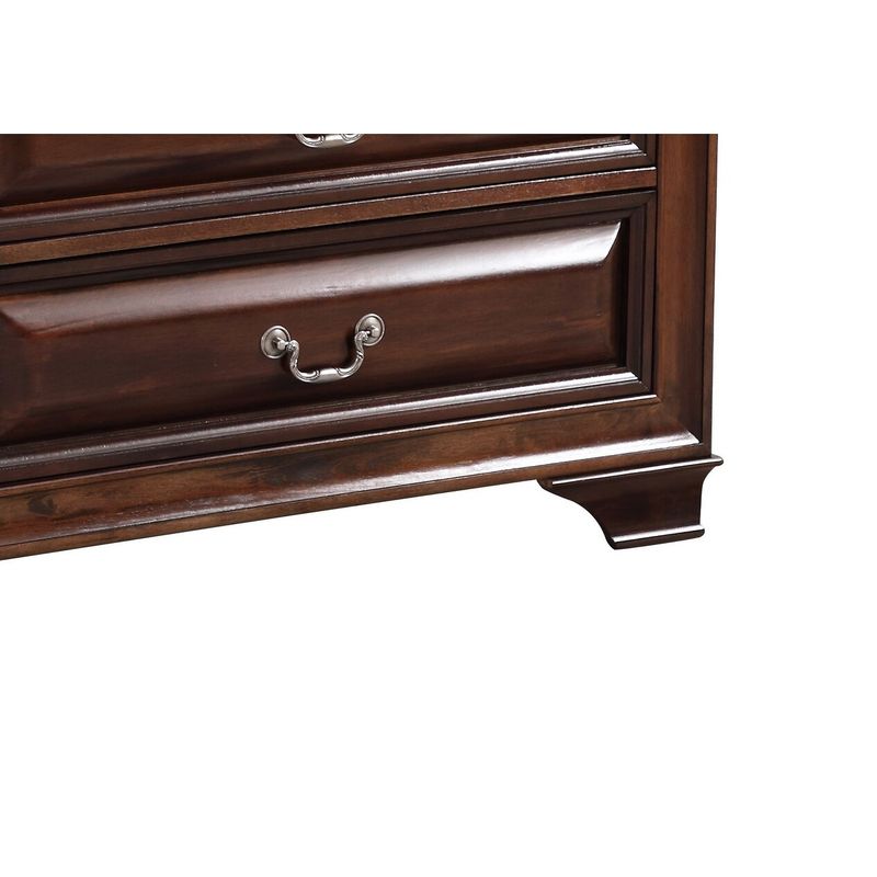 LaVita 10-drawer Wood Dresser - Cappuccino