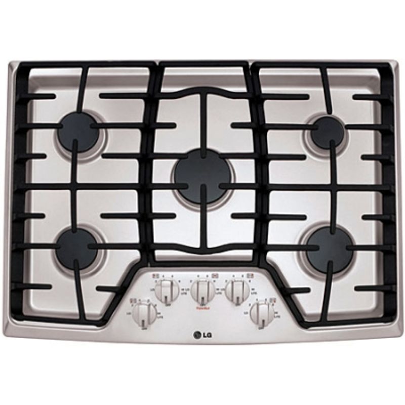 Lg 30" Stainless Steel Gas Cooktop With Superboil