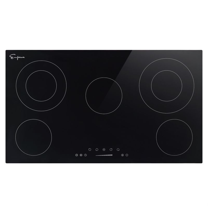 2 Piece Kitchen Appliances Packages Including 36" Radiant Electric Cooktop and 36" Under Cabinet Range Hood - 36"
