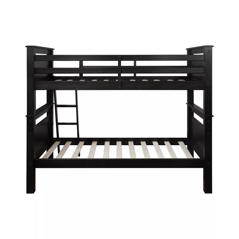 Dorsey Twin Over Twin Bunk Bed Black