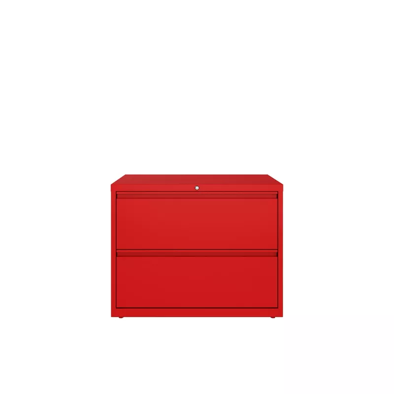 Hirsh 36 in Wide, 2 Drawer, HL8000 Series, Lava Red - Red