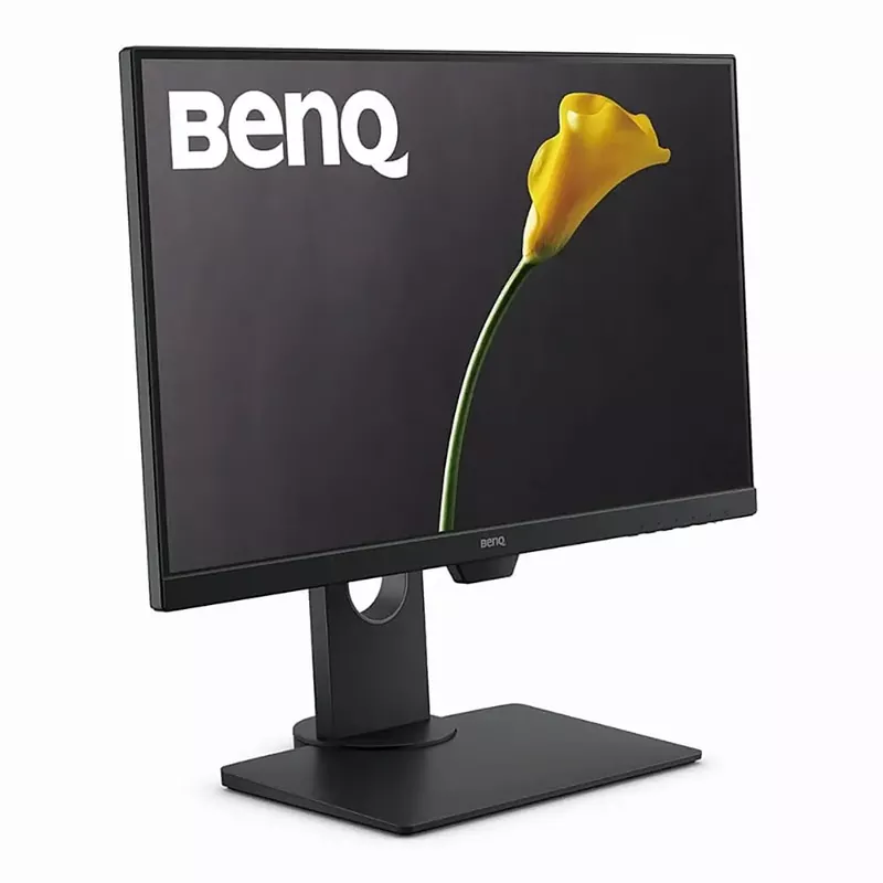 BenQ - GW2480T 24" IPS LED 1080p Monitor FHD 60Hz Height Adjustable with Brightness Intelligence (VGA/HDMI/DP) - Black/Metallic Gray