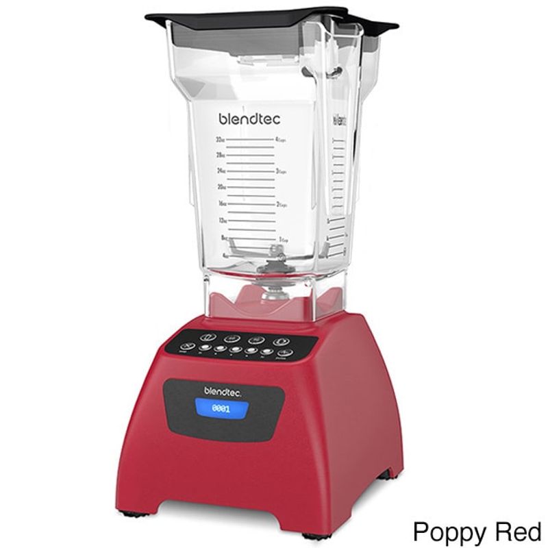 Blendtec Classic 575 with FourSide Jar - Poppy Red