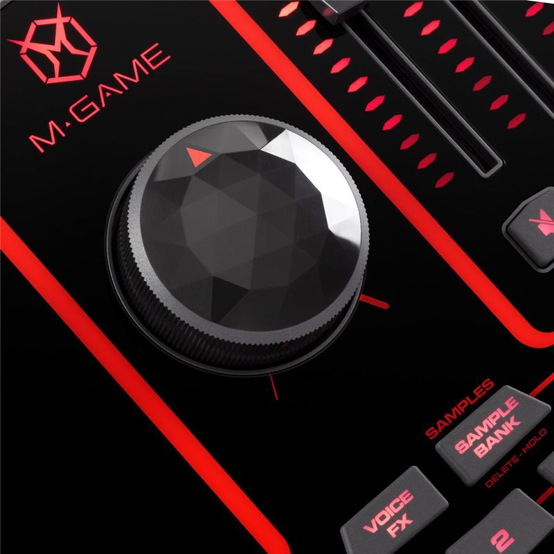 M-Game Solo USB Streaming Mixer and Audio Interface with LED Lighting