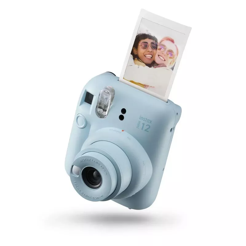 Fujifilm Instax Mini 12 Instant Film Camera, Pastel Blue, Bundle with Accessory Kit and Twin Pack Daylight Film