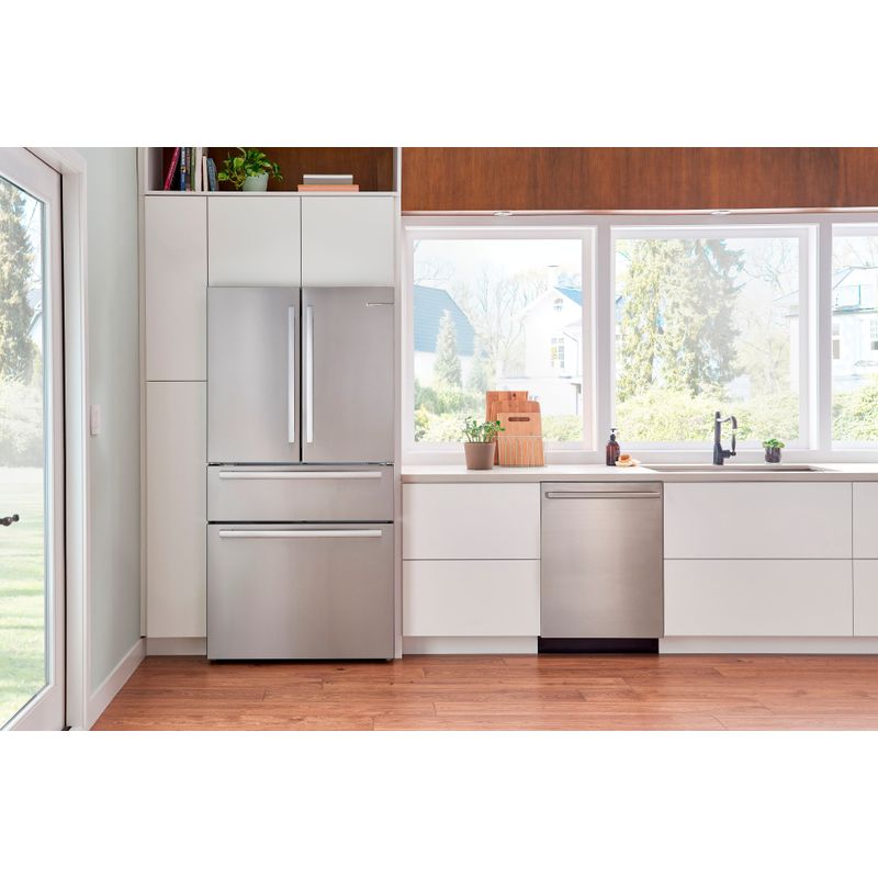 Alt View Zoom 16. Bosch - 100 Series 24" Top Control Built-In Dishwasher with Hybrid Stainless Steel Tub - Stainless steel