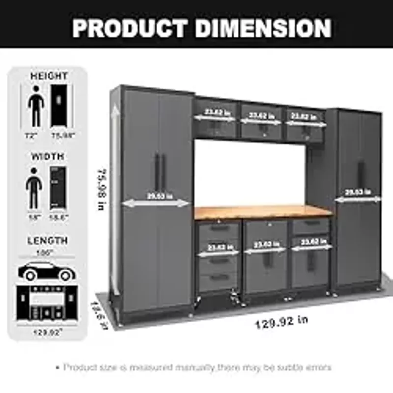Rent to own TCE Garage Storage System Heavy Duty 6Pcs Metal