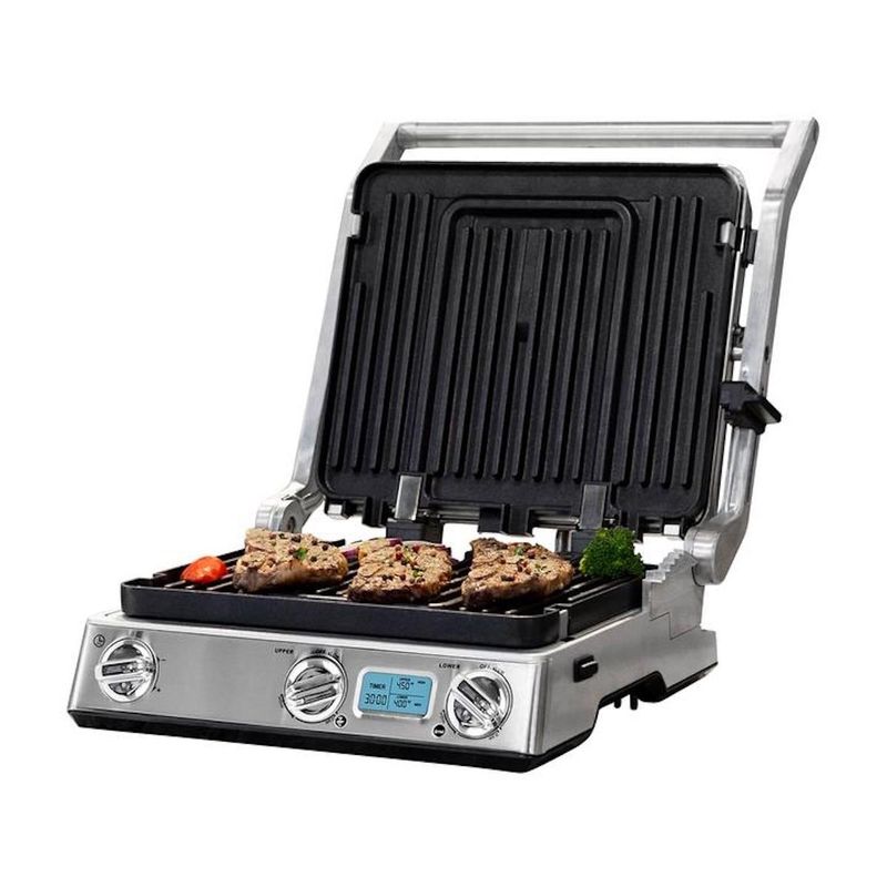 KALORIK Pro Digital 6-IN-1 Contact Grill, Stainless Steel Refurbished - Stainless Steel (Refurbished)
