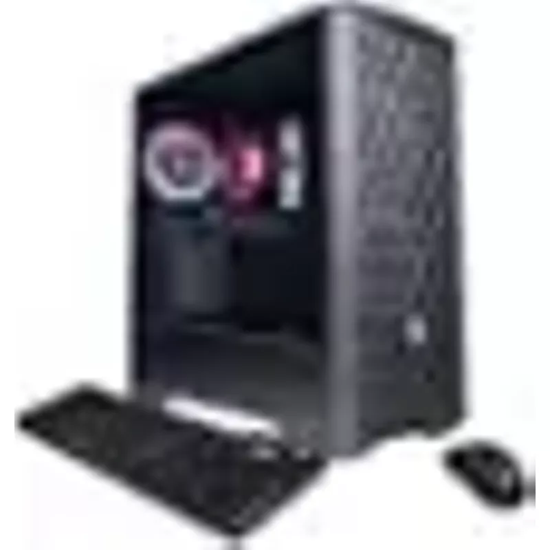 CyberPowerPC - Gamer Master Gaming Desktop - AMD Ryzen 3 4100 - 8GB Memory - NVIDIA GeForce GTX 1650 - 500GB SSD - Black