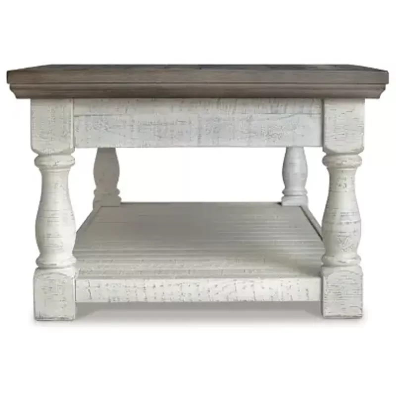 Gray/White Havalance Lift Top Cocktail Table