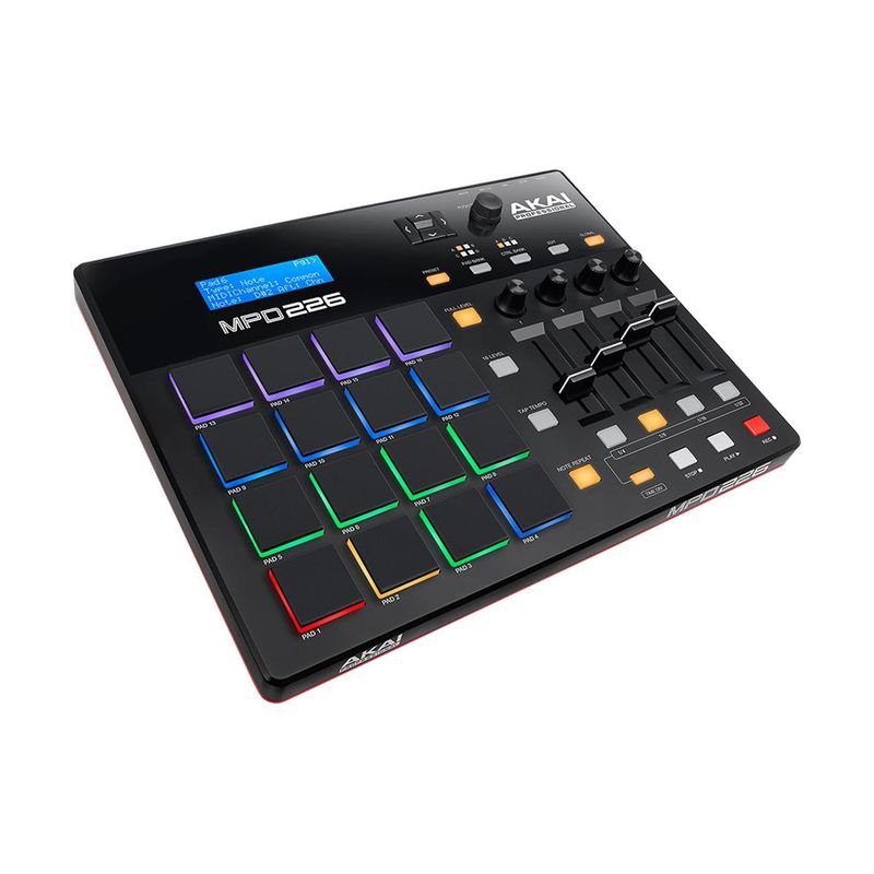 Akai MPD226 Feature-Packed, Highly Playable USB Pad Controller with RGB