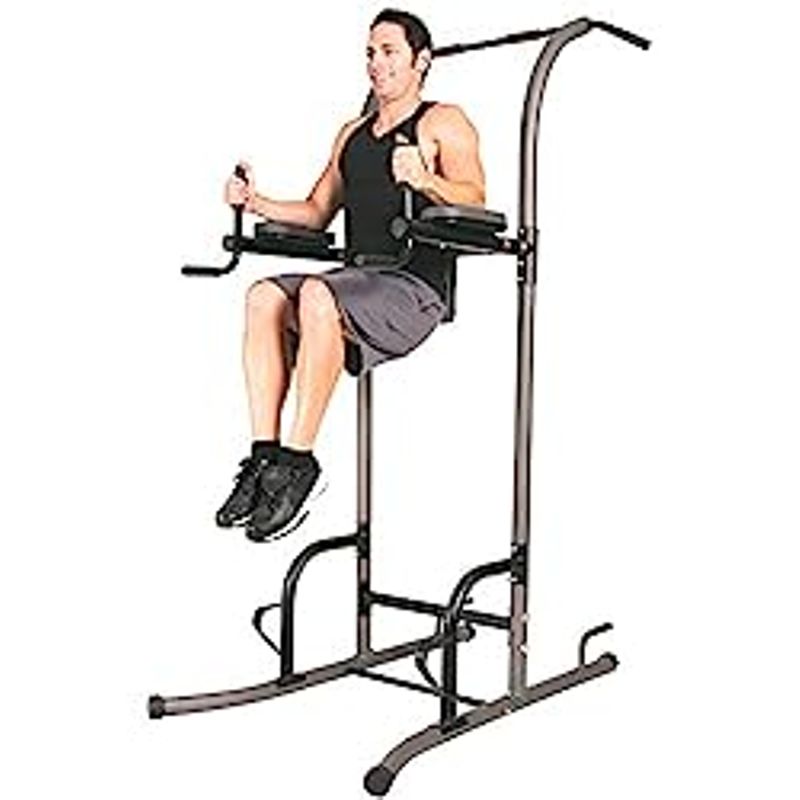 Body Champ Multi-Function Pull Up Bar, Exercise Equipment, Home Gym Power Tower, Power Station for Pull Ups, Push Ups, Vertical Knee and...