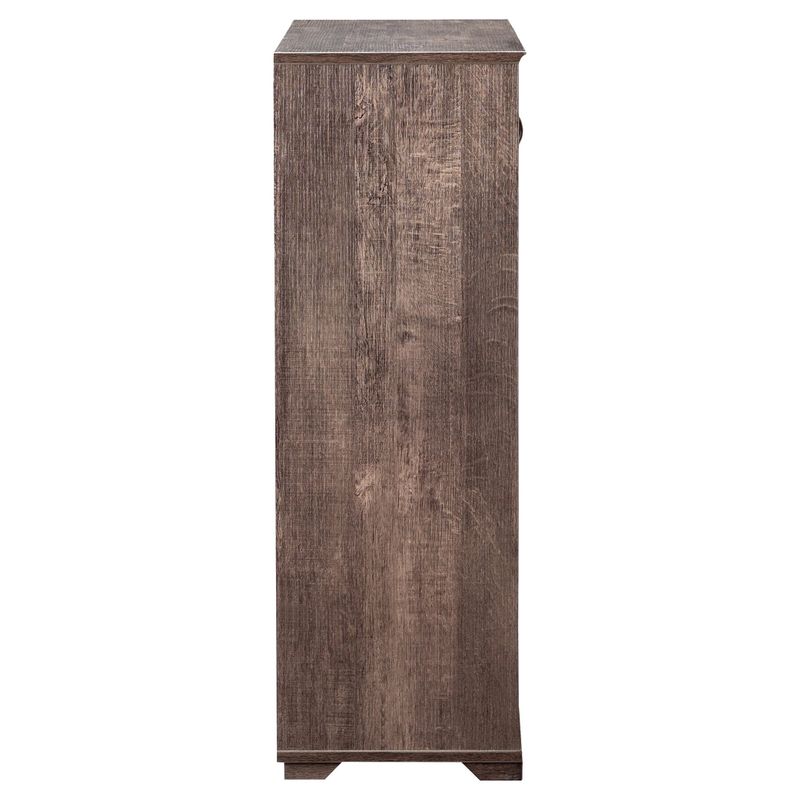 Copper Grove Jdiriya 5-shelf Cabinet - Walnut Oak