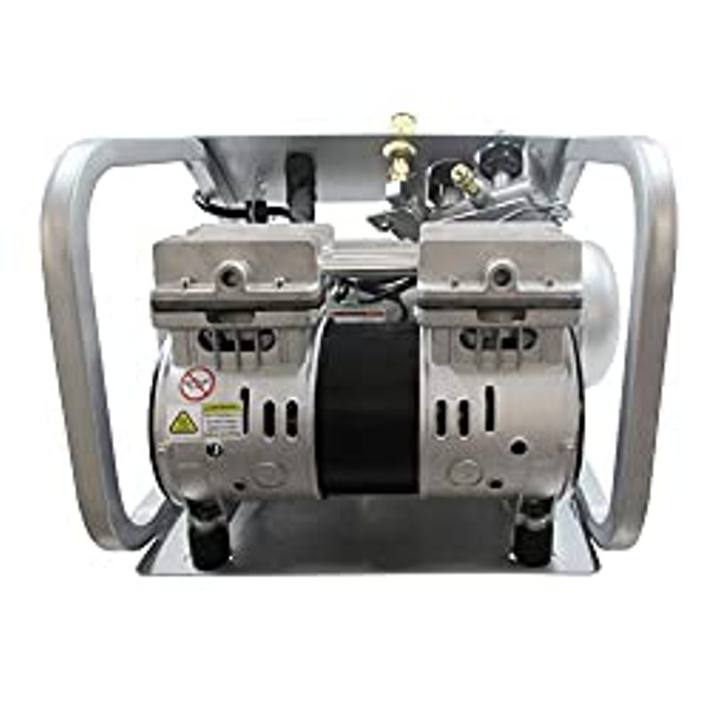 California Air Tools 2010SP Ultra Quiet and Oil-Free Lightweight 1.0 HP 2-Gal Steel Air Compressor
