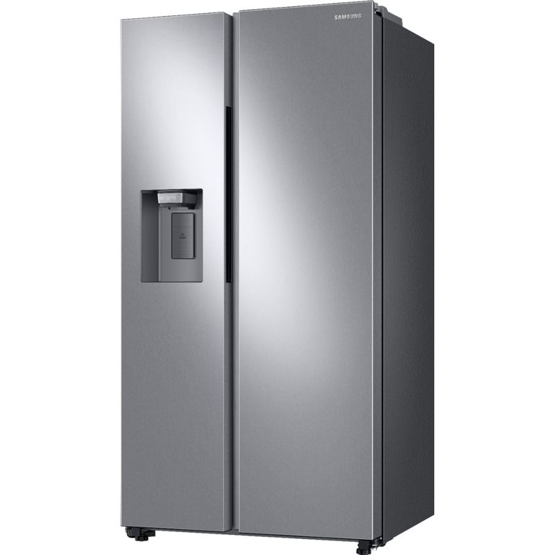 Left Zoom. Samsung - 22 Cu. Ft. Side-by-Side Counter-Depth Refrigerator - Stainless steel