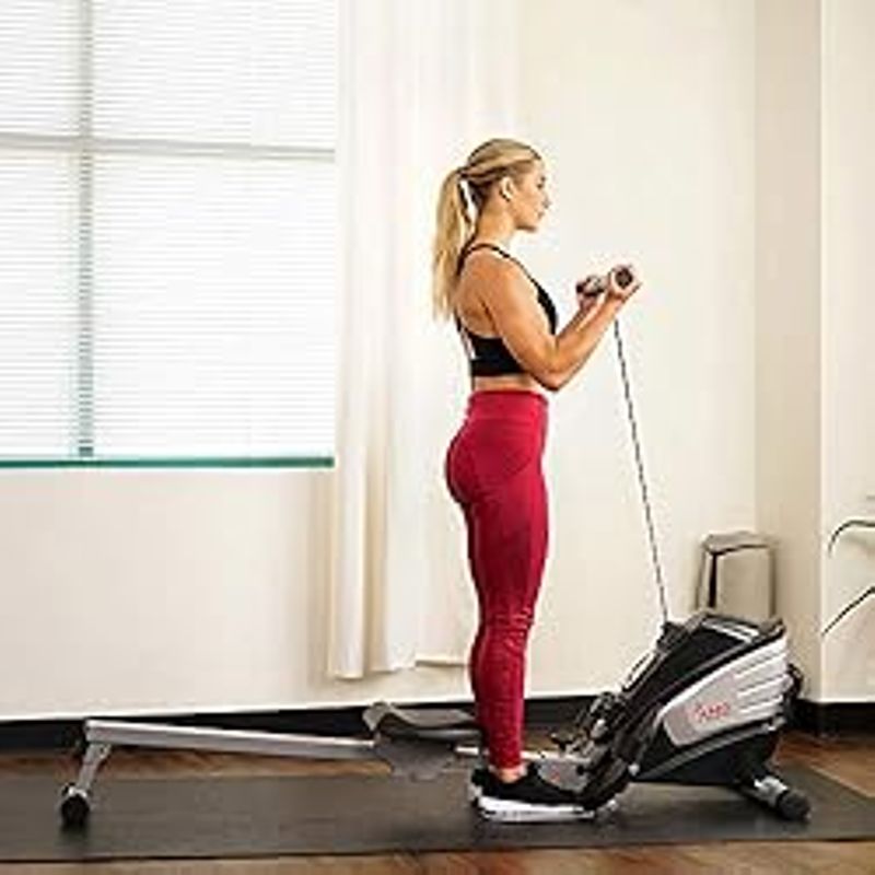 Sunny Health & Fitness Rowing Machine with Optional Magnetic Rower or Air Rower Exclusive SunnyFit App and Smart Bluetooth Connectivity