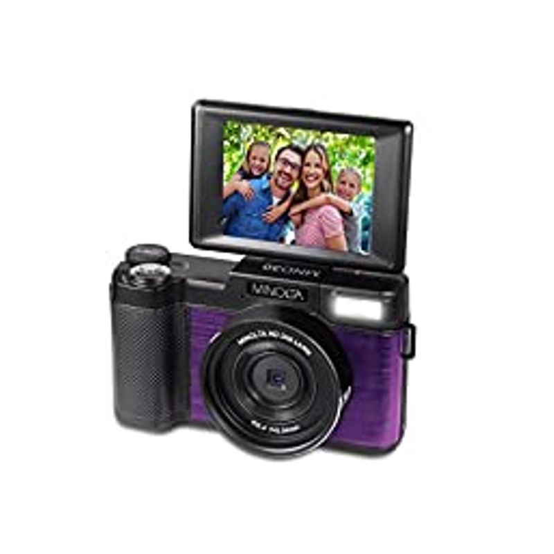 Minolta MND30 30 MP / 2.7K Ultra HD Digital Camera (Purple)