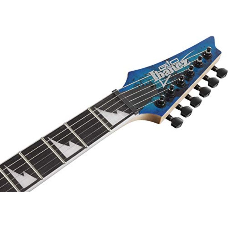 Ibanez GRG 6 String Solid-Body Electric Guitar, Right, Aqua Burst, Full (GRGR221PAAQB)