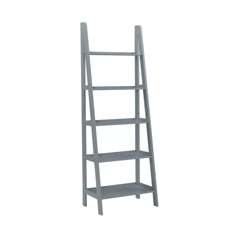 Alexan Ladder Bookshelf Grey