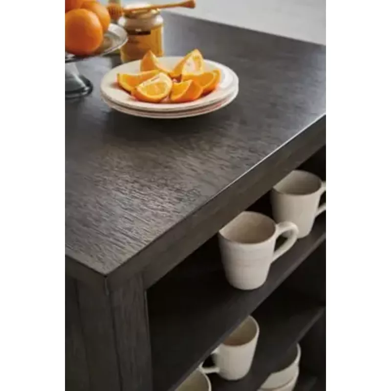 Gray Caitbrook Rectangular Dining Room Counter TBL Set(3/CN)