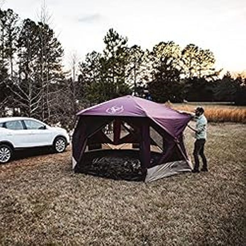 Gazelle Tents T-Hex Hub Tent Overland Edition, Easy 90 Second Set-Up, Waterproof, UV Resistant, Removable Floor, Footprint, All-Terrain...