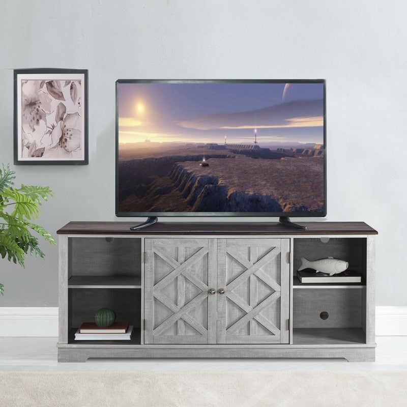 70-in TV Stand for TVs up to 80" - Off White