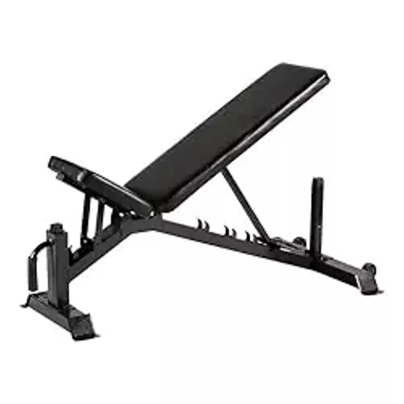 Lifeline Utility Weight Bench - Adjustable - 1,000lb Rated for Weightlifting and Strength Training