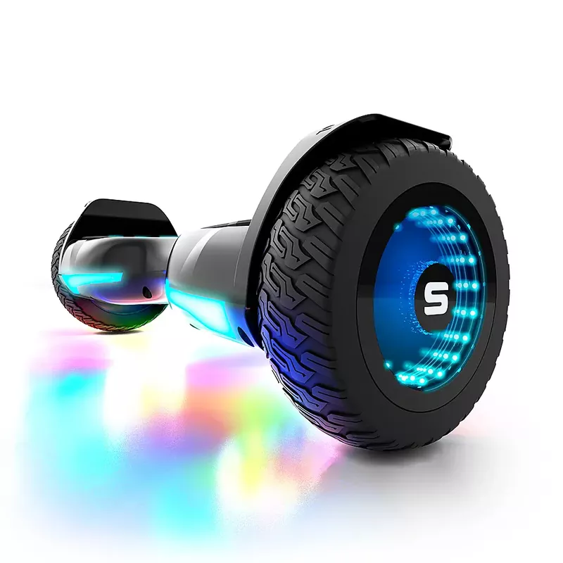 Swagtron - SWAGBOARD WARRIOR XL Off-Road Bluetooth Hoverboard - Black