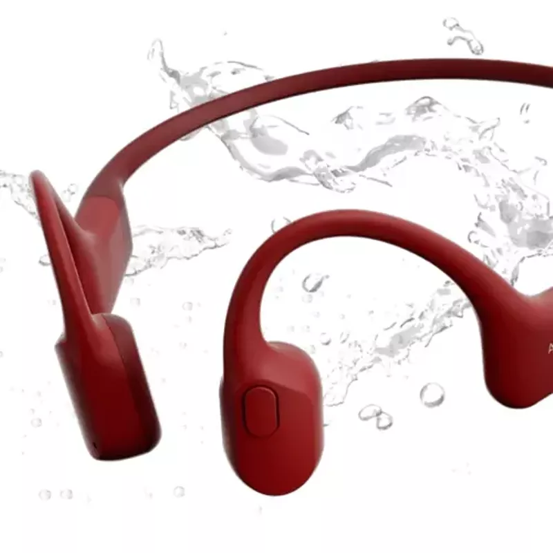 Shokz OpenRun Bone Conduction Headphones Red