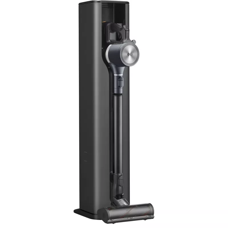 LG - CordZero Cordless Stick Vacuum with All-in-One Tower - Iron Grey