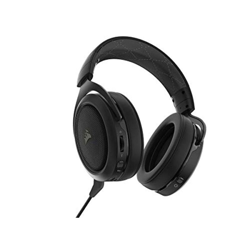 Corsair HS70 Pro Wireless Gaming Headset - 7.1 Surround Sound Headphones for PC - Discord Certified - 50mm Drivers - Carbon